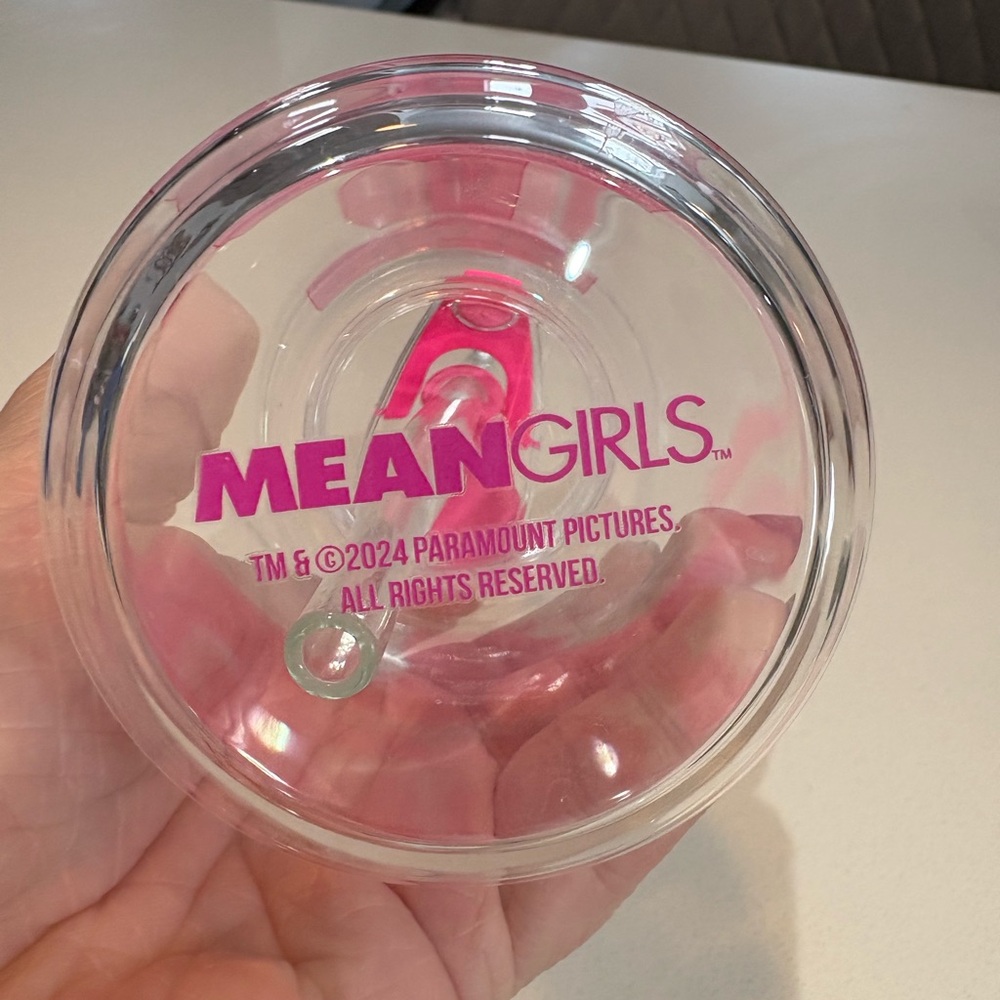 Mean Girls Glass Cup with Straw “That’s so Fetch” - Picture 3 of 6